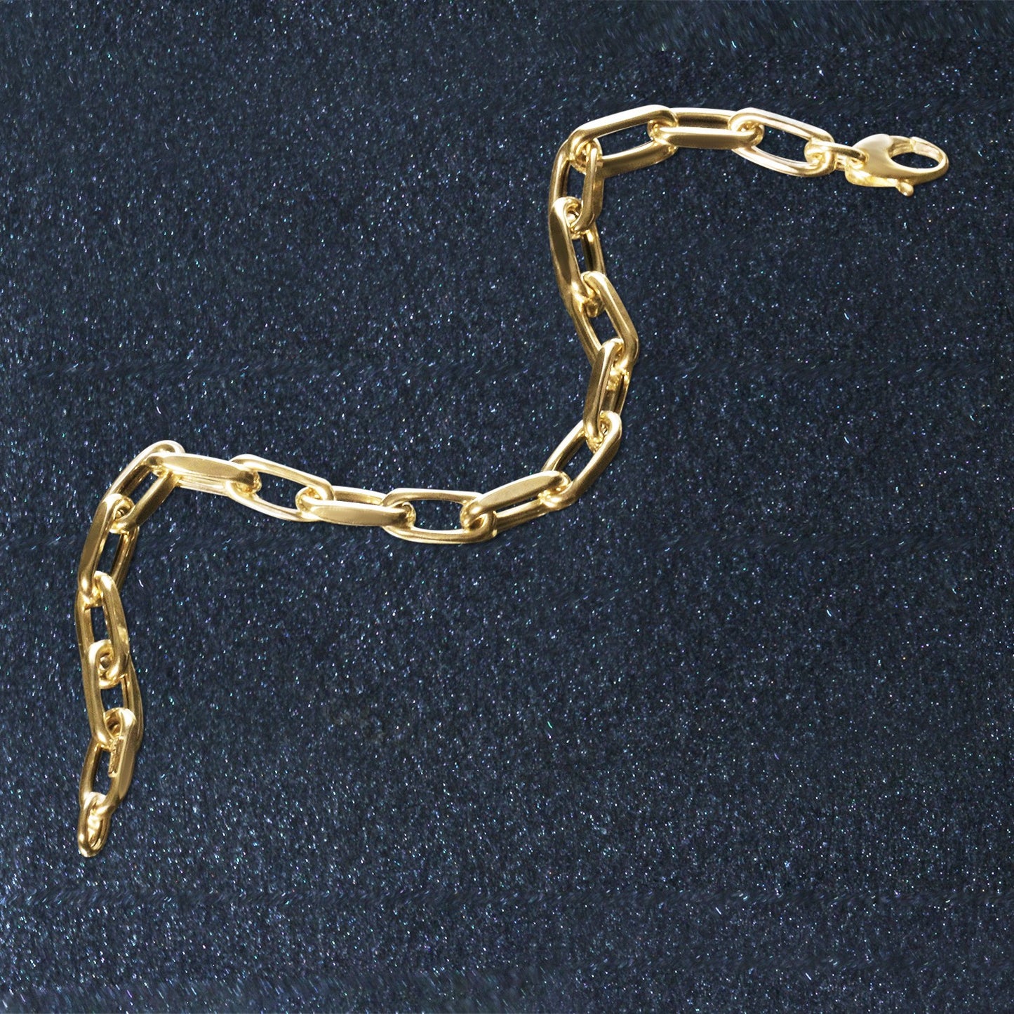 14k Yellow Gold French Cable Link Bracelet  (6.00 mm)