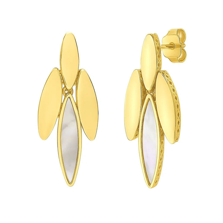 14K Yellow Gold La Grand Dame Earrings
