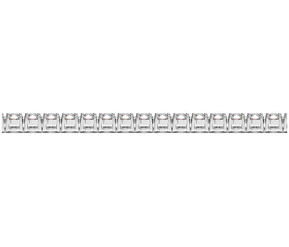 Lab Grown Round Diamond Tennis Bracelet in 14k White Gold (8 cctw F/G  VS2/SI1)