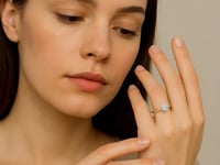 3/4 Carat Round Lab Grown IGI G/VS1 Diamond Solitaire Ring in 10K Yellow Gold